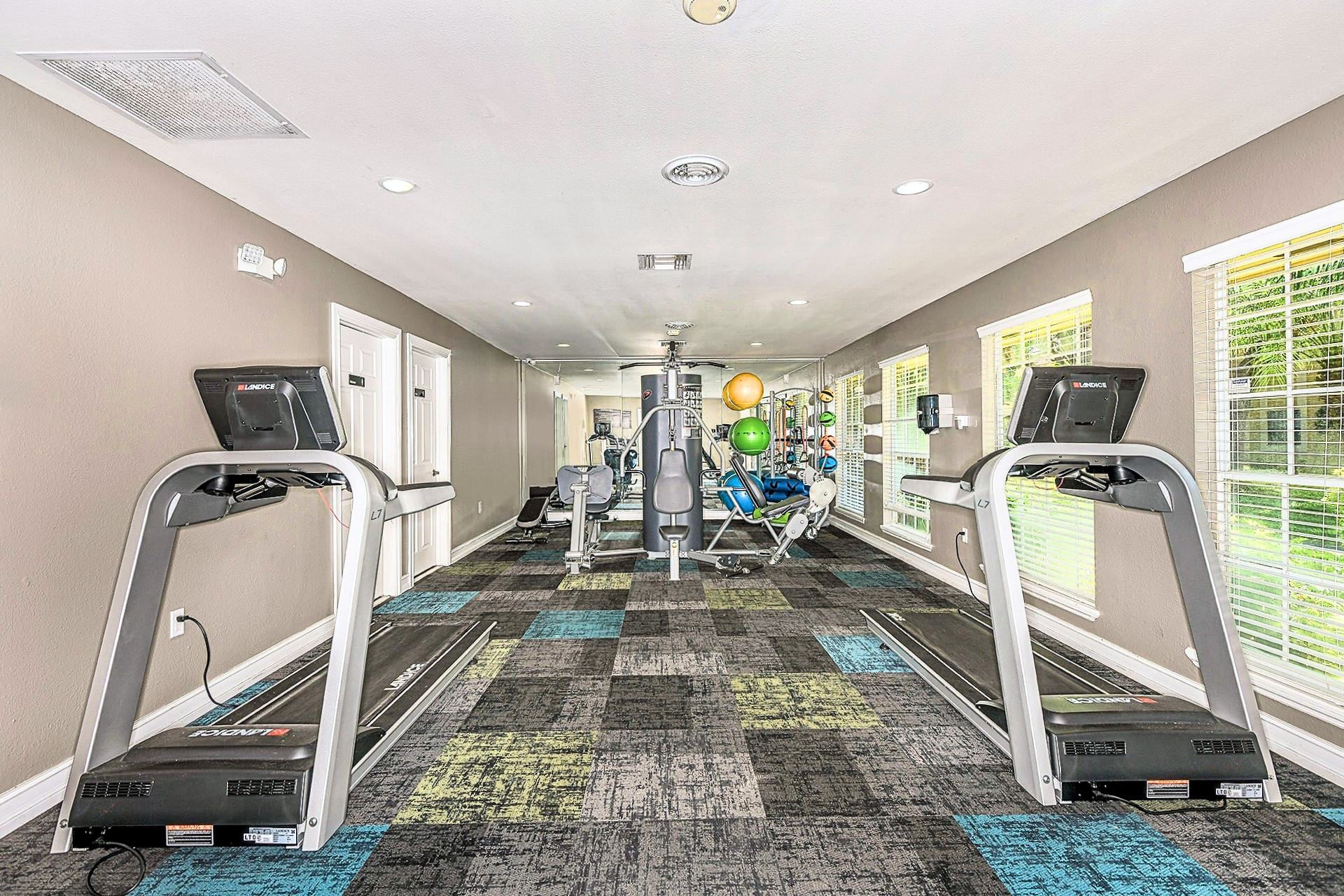 Fitness Center with Cardio Equipment